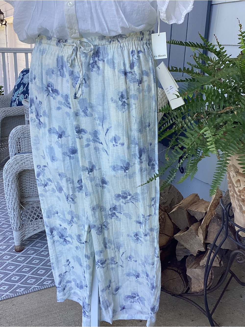 Harper by Block Drawstring Wide Leg Pants NWT Size Large